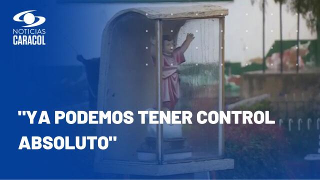 Con aplausos y abrazos, Nemocón celebró la llegada de la lluvia: "La fe mueve montañas" Con aplausos y abrazos, Nemocón celebró la llegada de la lluvia: "La fe mueve montañas"