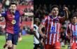 Barcelona y Atlético de Madrid rivalizan en la Copa del Rey. 