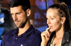 369651_Novak y Jelena Djokovic / Foto: AFP