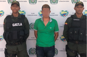 310555_BLU Radio.captura a ‘Reinel’, responsable de custodiar a periodistas ecuatorianos asesinados/Foto: Policia Nacional