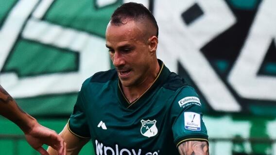 Andrés Correa, lateral del Deportivo Cali. Andrés Correa, lateral del Deportivo Cali.