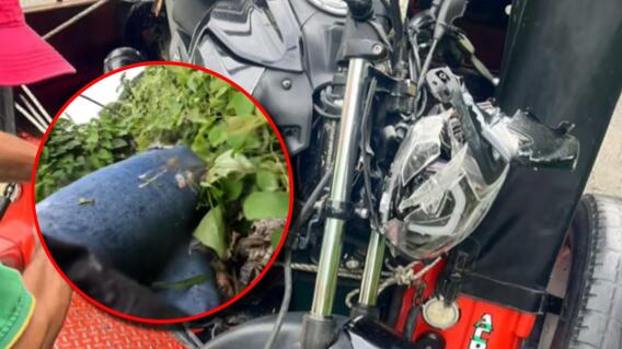 motociclista grabó su propio accidente por un microsueño motociclista grabó su propio accidente por un microsueño