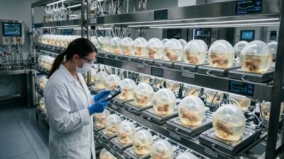 Los primeros pollos criados en huevos artificiales Los primeros pollos criados en huevos artificiales