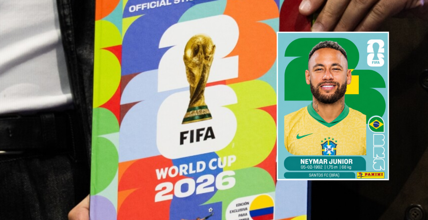 Neymar Jr, estará en álbum Panini