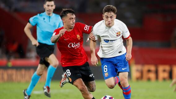 Mallorca recibió al Barcelona este martes en la Liga de España. Mallorca recibió al Barcelona este martes en la Liga de España.