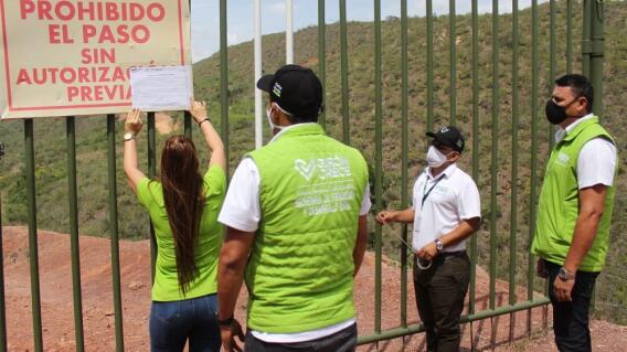 369040_BLU Radio: Sellamiento Relleno Girón.Foto: Suministrada