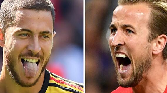 310886_BLU Radio. Hazard y Kane, jugadores que se medirán por el tercer puesto / Foto: AFP