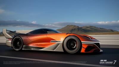 El X Gran Racer Concept es impulsado por un motor frontal central V6 Lambda II El X Gran Racer Concept es impulsado por un motor frontal central V6 Lambda II