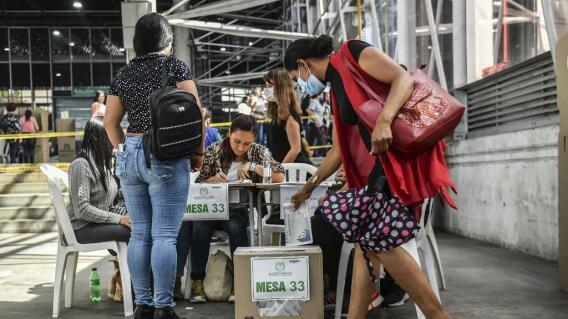 COLOMBIA-ELECTION-VOTE COLOMBIA-ELECTION-VOTE