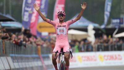 Isaac del Toro, ciclista mexicano.