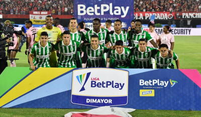 La formación titular de Atlético Nacional contra Cúcuta en el General Santander. 