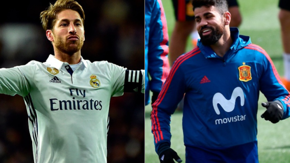 302908_Foto: Sergio Ramos y Diego Costa/AFP