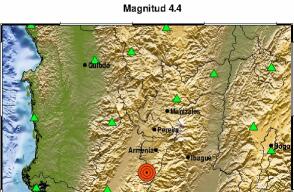 Temblor hoy en Colombia despertó a habitantes del Eje Cafetero y otras regiones del país