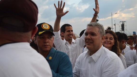 328211_BLU Radio,Juan Guaidó en la frontera / Foto: AFP