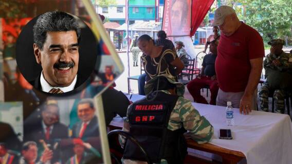 Alistamiento de milicianos para defender Venezuela de “amenaza” de EE. UU. es un “éxito”: Maduro Alistamiento de milicianos para defender Venezuela de “amenaza” de EE. UU. es un “éxito”: Maduro