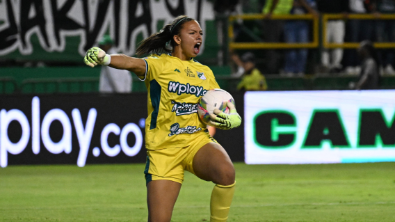Luisa Agudelo, portera del Deportivo Cali Luisa Agudelo, portera del Deportivo Cali