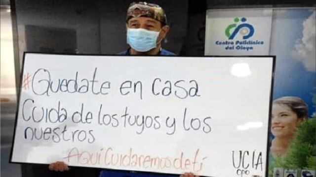 El mensaje sobre coronavirus que dio William Gutiérrez en una de las últimas fotos que le tomaron