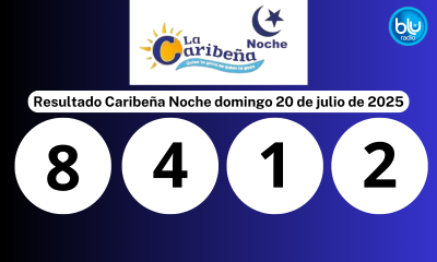 Resultado Caribeña Noche domingo 20 de julio de 2025 Resultado Caribeña Noche domingo 20 de julio de 2025