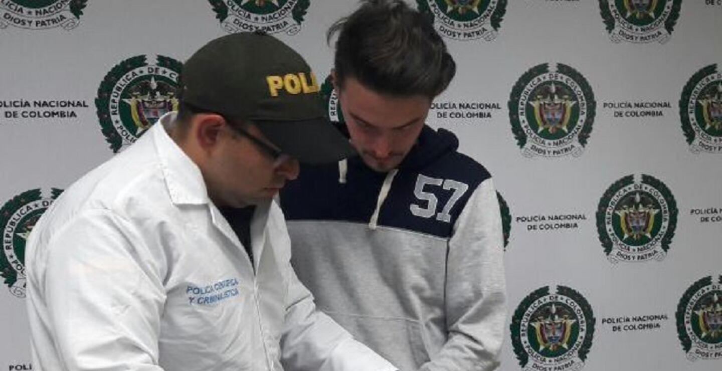 303278_BLU Radio. Capturado por robar millas de famosos / Foto: Policía.