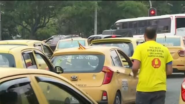 Paro de taxis en Colombia
