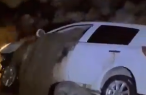 Vehículo de la cónsul de Panamá 