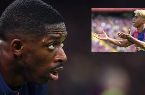 Ousmane Dembele y Lamine Yamal  Ousmane Dembele y Lamine Yamal