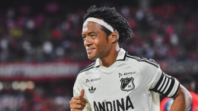 Juan Guillermo Cuadrado en Medellín vs. Millonarios por la Liga BetPlay II-2026.