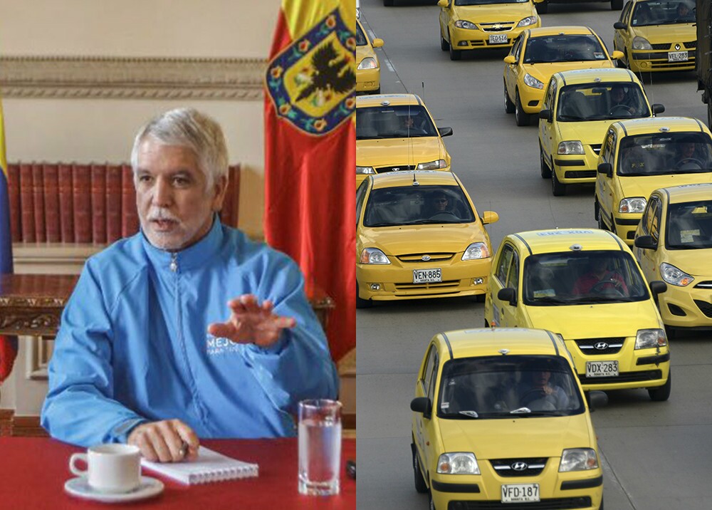 283730_BLU Radio, alcalde Peñalosa - taxis / foto: AFP