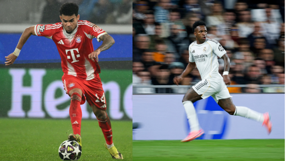 Luis Díaz y Vinícius Júnior 