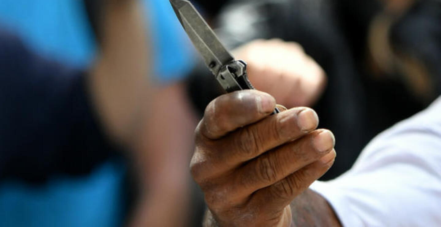 296218_Blu Radio /Cuchillo. Foto: AFP