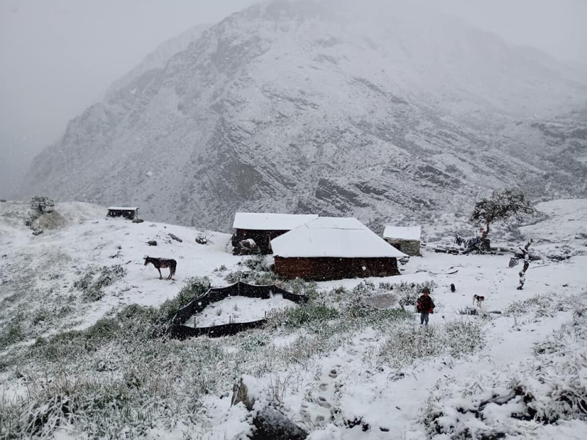 Nevada nieve en Güicán y el Cocuy en Boyacá
