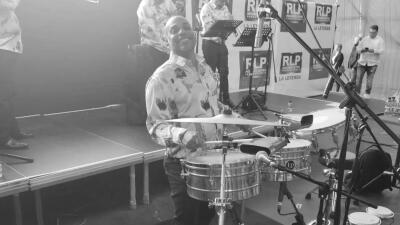 Luder Quiñónez, percusionista asesinado en Cali. Luder Quiñónez, percusionista asesinado en Cali.
