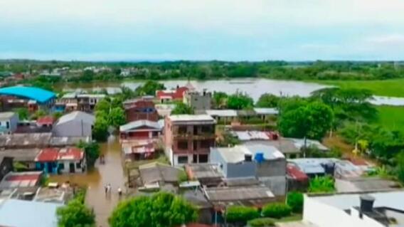 335102_BLU Radio. Inundaciones afectan al 80% del casco urbano en Caucasia / Foto: Noticias Caracol
