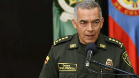 357569_BLU Radio. Oscar Atehortúa // Foto Twitter: @DirectorPolicia