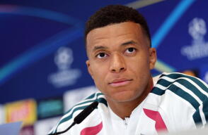 Kylian Mbappé, delantero del Real Madrid. 