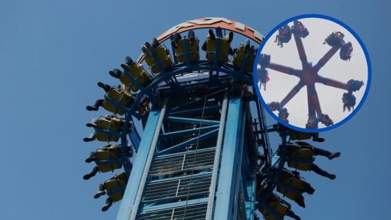 Tremendo susto en Mundo Aventura: atracción se paró con 18 personas a bordo