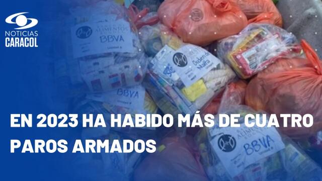 En Chocó, más de 2.000 familias no tienen con qué alimentarse tras paro armado del ELN En Chocó, más de 2.000 familias no tienen con qué alimentarse tras paro armado del ELN