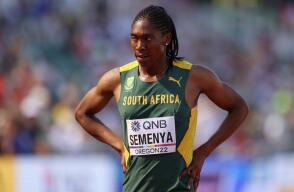 Caster Semenya, atleta sudafricana.  Caster Semenya, atleta sudafricana.