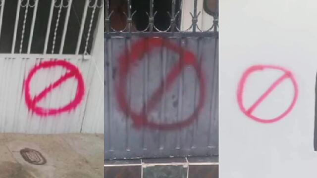 Como nazis en la Segunda Guerra Mundial, colectivos chavistas marcan casas de opositores de Maduro Como nazis en la Segunda Guerra Mundial, colectivos chavistas marcan casas de opositores de Maduro