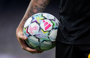 Balón oficial de la Champions League. 