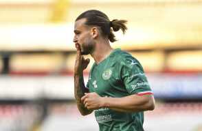 Nicolás Benedetti celebrando su gol contra Querétaro. Foto: Mazatlán Oficial
