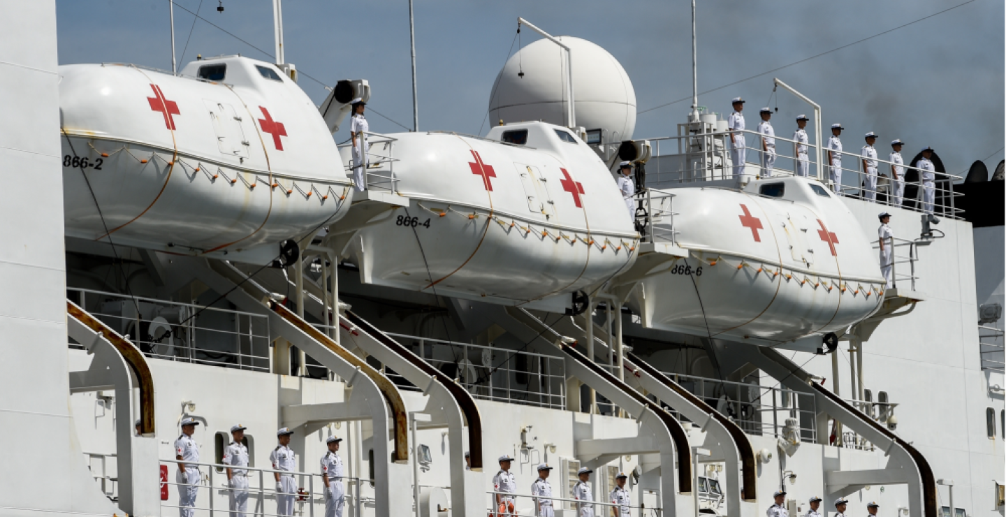 315984_Blu Radio. Buque hospital chino. Foto: AFP