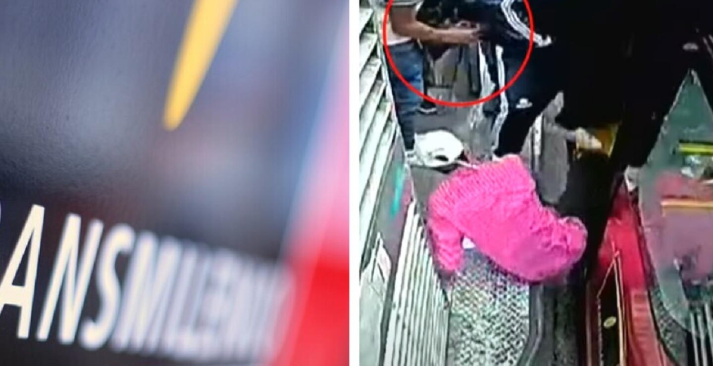 Pilas con estos hampones que arman tremendo teatro para robar a personas en Transmilenio