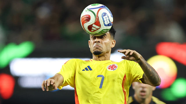 Luis Díaz, delantero de la Selección Colombia, en el partido contra México, por partido preparatorio Luis Díaz, delantero de la Selección Colombia, en el partido contra México, por partido preparatorio