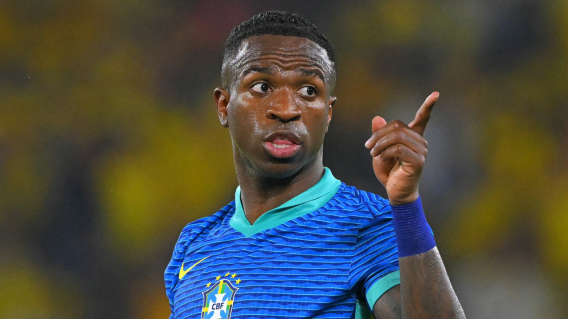 Vinícius Júnior, delantero brasileño, en el partido contra Ecuador, por las Eliminatorias Sudamericanas Vinícius Júnior, delantero brasileño, en el partido contra Ecuador, por las Eliminatorias Sudamericanas