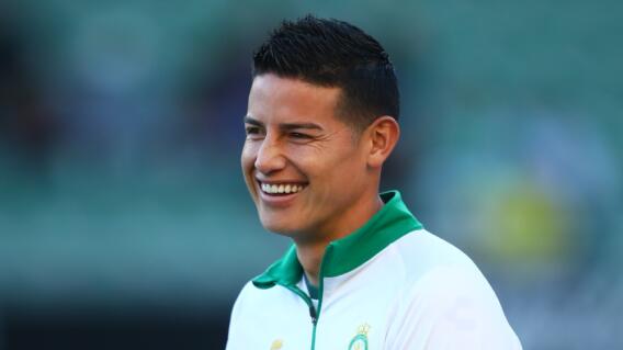 James Rodríguez, mediocampista colombiano del Club León de México, en el partido contra Mazatlán James Rodríguez, mediocampista colombiano del Club León de México, en el partido contra Mazatlán
