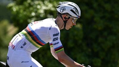 Tadej Pogacar, ganador de la etapa 12 del Tour de Francia 2025. Tadej Pogacar, ganador de la etapa 12 del Tour de Francia 2025.