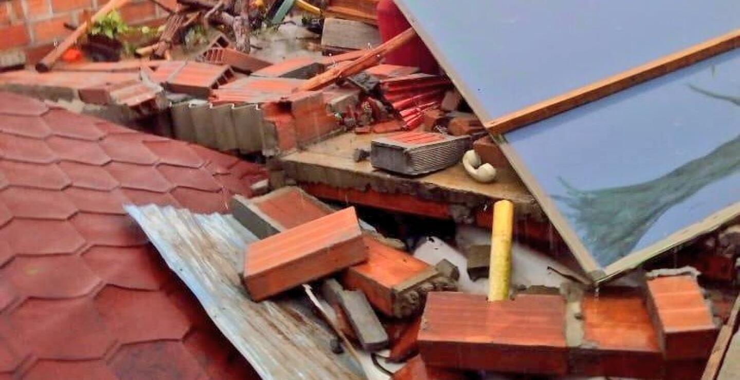 358994_Emergencia en Santa Bárbara por vendaval y fuertes lluvias. / Foto Gobernación de Antioquia