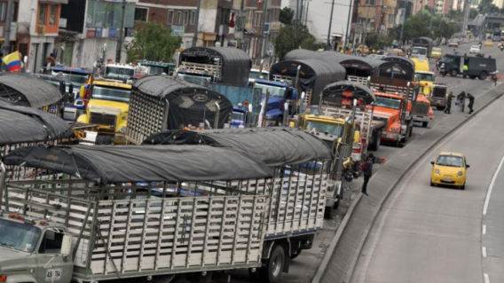 Paro de camioneros Paro de camioneros