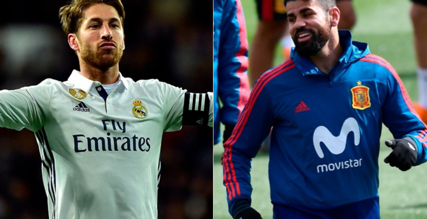 302908_Foto: Sergio Ramos y Diego Costa/AFP